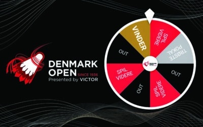 Spin and win VIP tickets to DENMARK OPEN presented by VICTOR